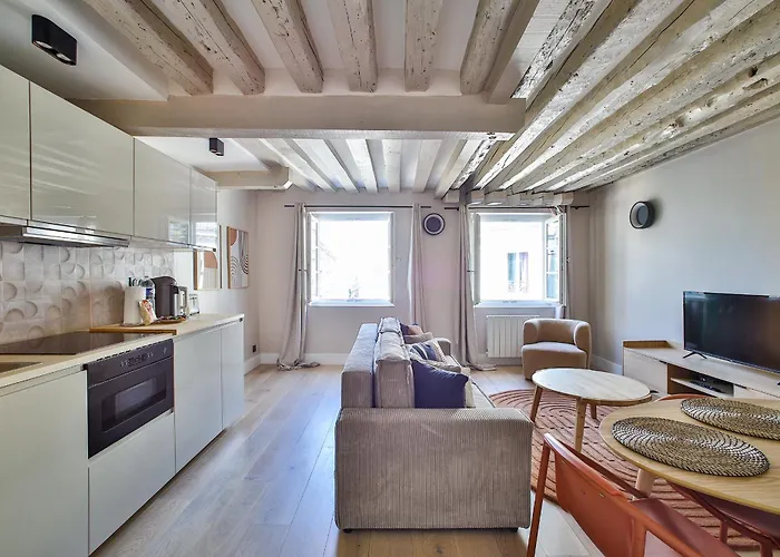 Heart Of Marais A Large 1-bedroom شقة *